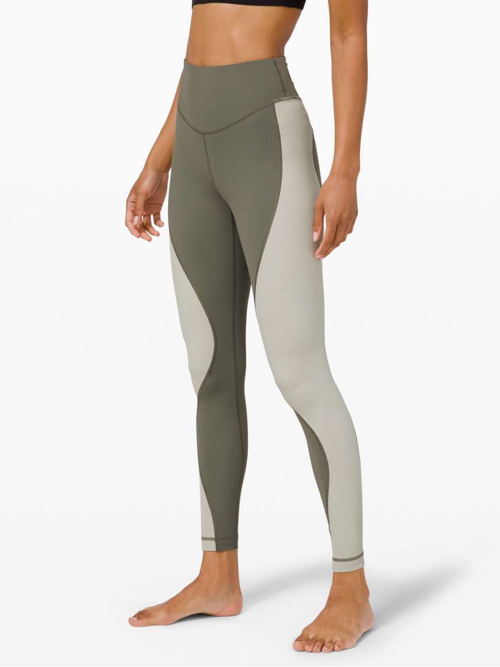 ✨ Lululemon Wade the Waters High-Rise‎ Paddle Tight 28" Size 10 Grey Sage